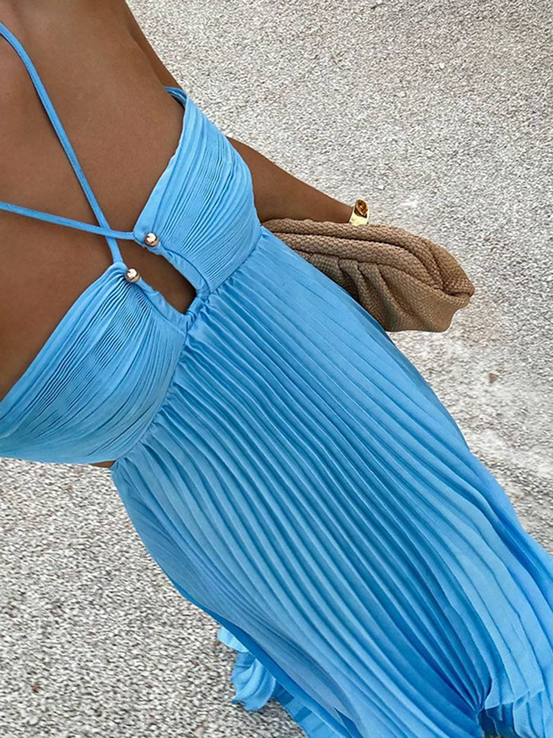 Lumae Sky Dress | Blauw