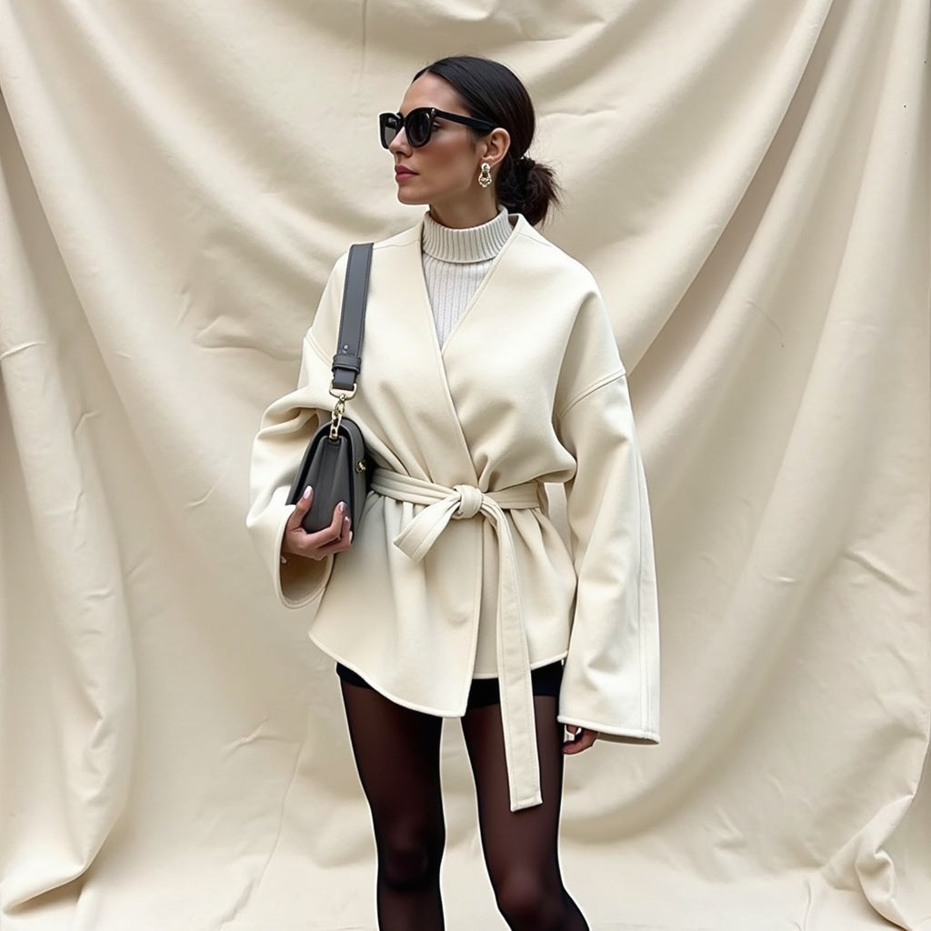 Valentine | Wollen Ceintuur Jas