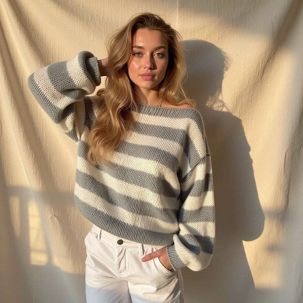 Éléonore | Gestreepte Trui
