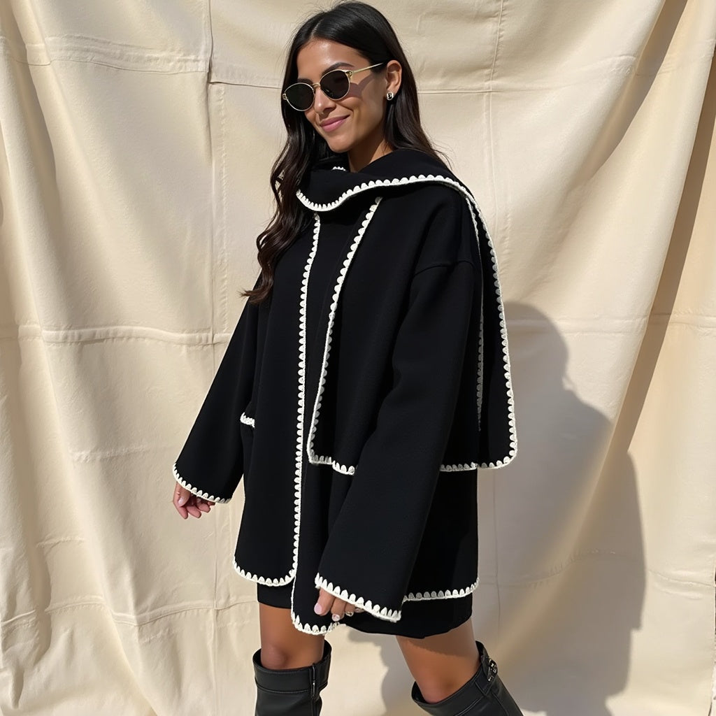 Alizée | Jas met Sjaal en Zakken