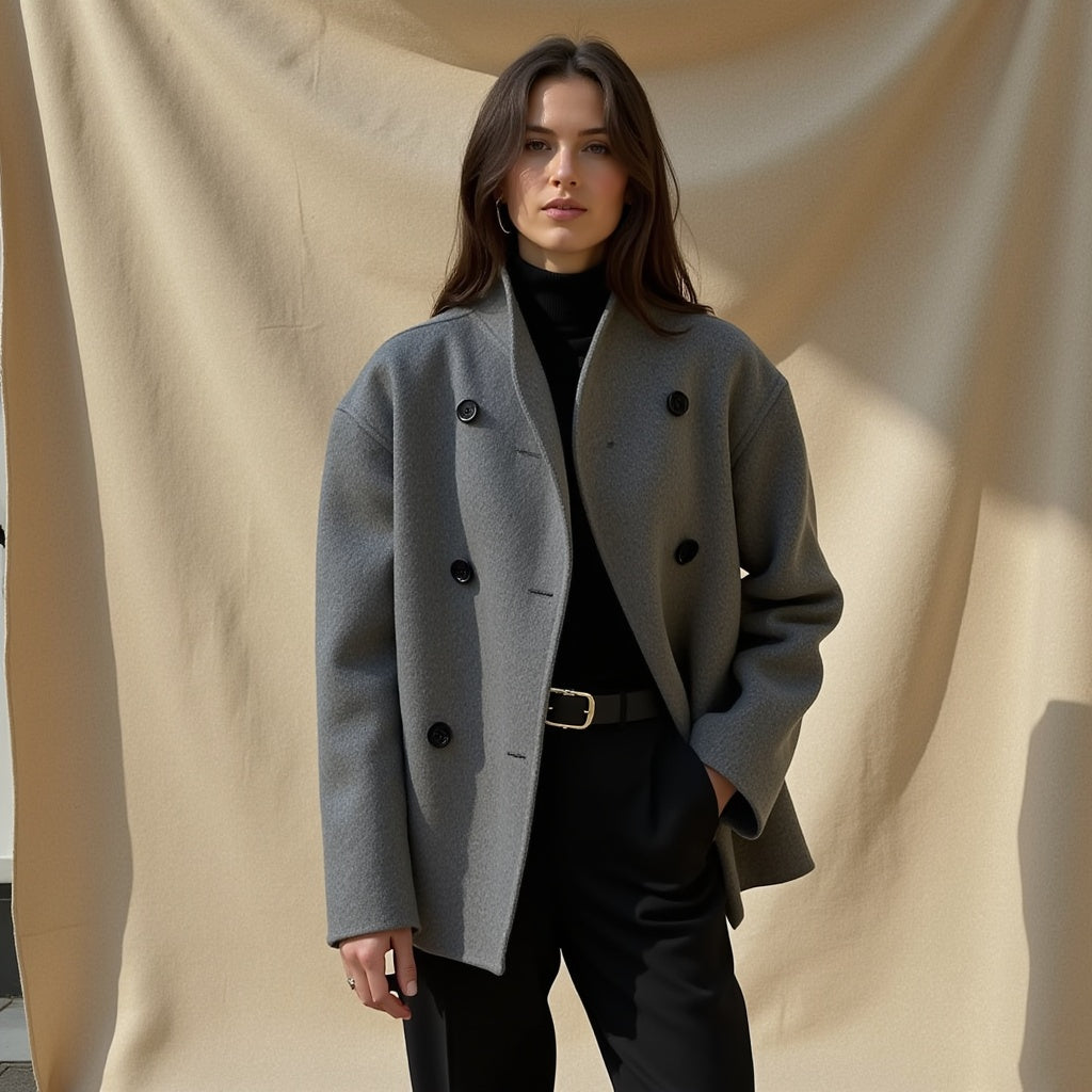 Agathe | Asymmetrische Trenchcoat