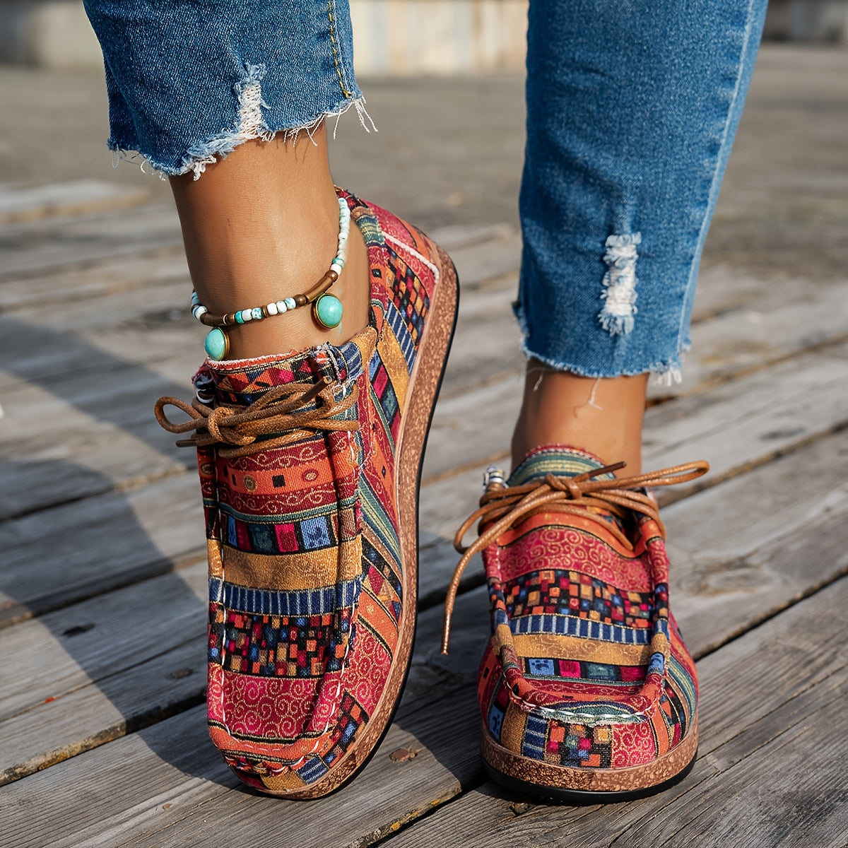Lémoda| Kleurrijke Retro Damesschoenen