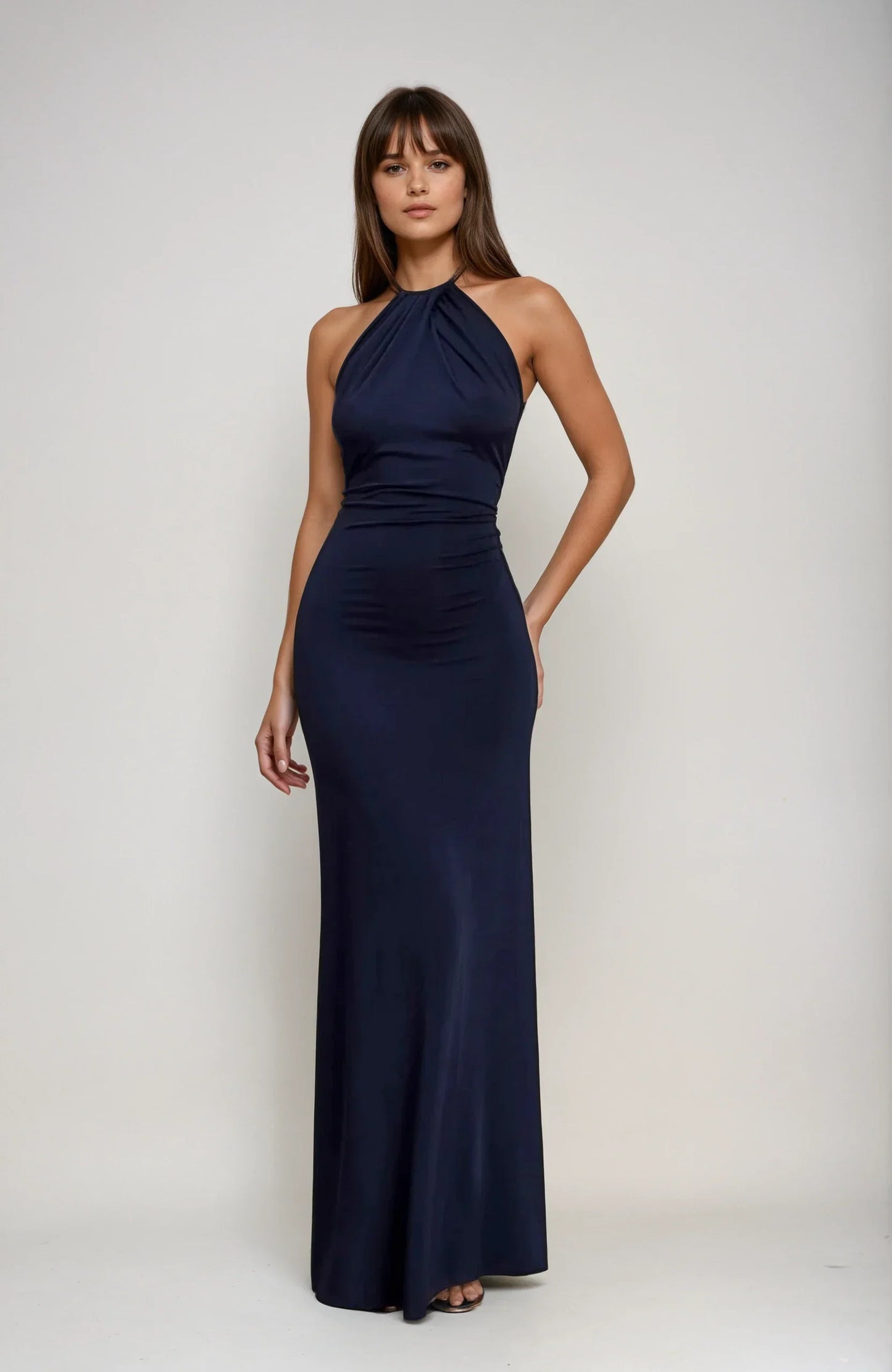 Leah | Halter maxi jurk