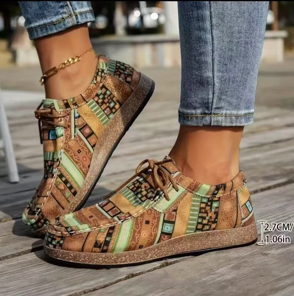 Lémoda| Kleurrijke Retro Damesschoenen