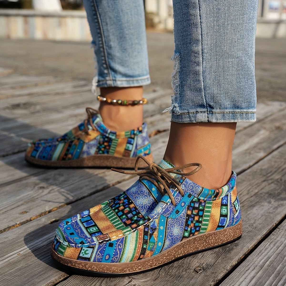 Lémoda| Kleurrijke Retro Damesschoenen