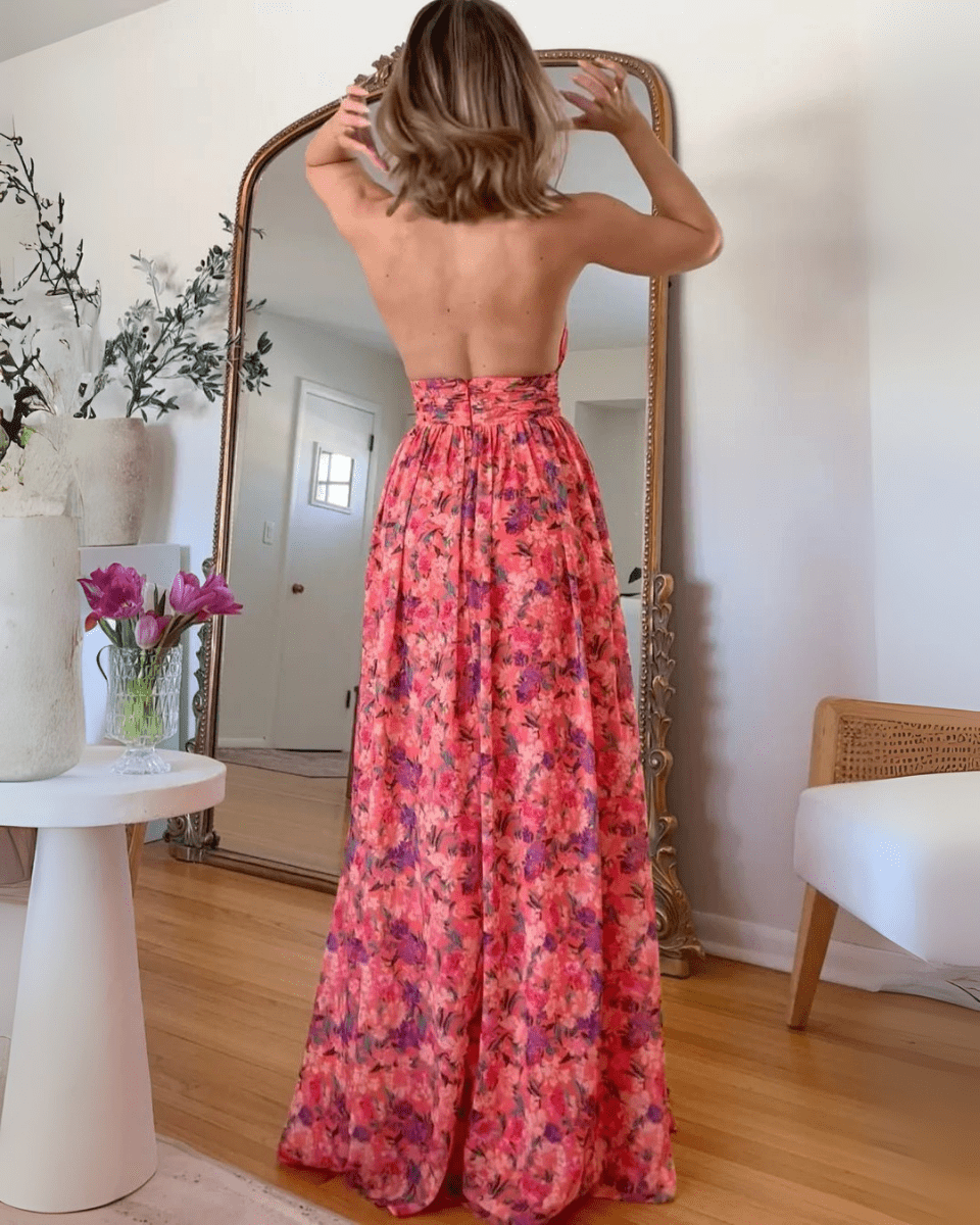 Levi |  Maxi Jurk met Bloemenprint