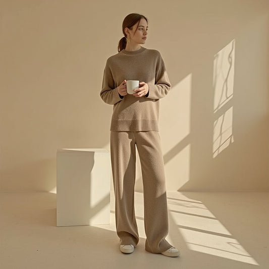 Brigitte | Gebreide Trui & Broek