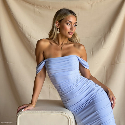 Lucienne | Off-Shoulder Jurk